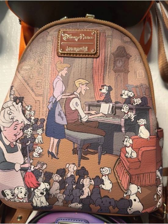 Loungefly Handbags - Loungefly Disney 101 Dalmatians Mini Backpack in Brown and Cream